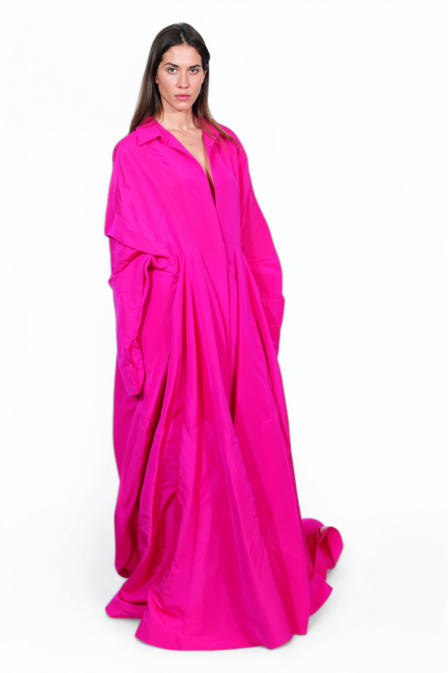 Valentino Oversized Hot Pink Gown