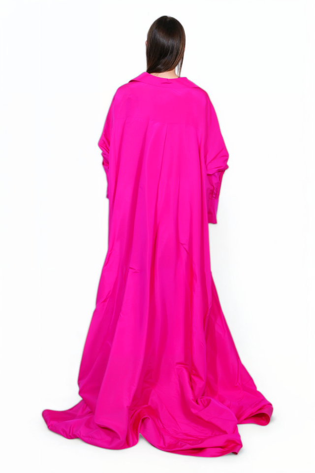 Valentino Oversized Hot Pink Gown