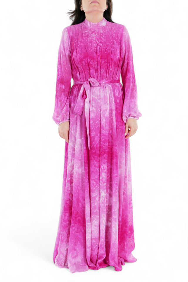 Mikael Aghal Ethereal Paisley Maxi Dress