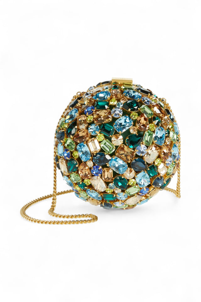 Valentino Garavani Jeweled Orb Clutch