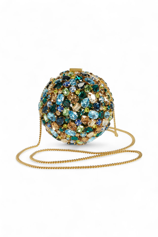 Valentino Garavani Jeweled Orb Clutch