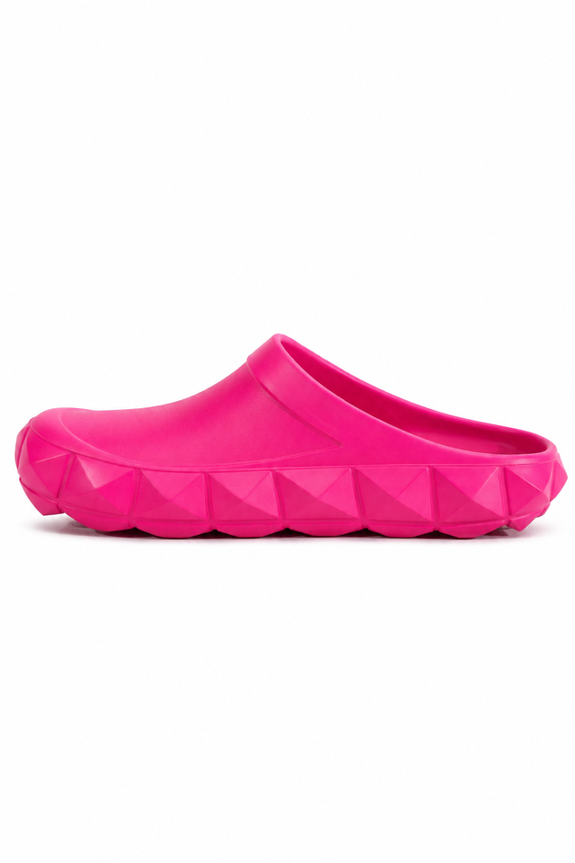 Valentino Garavani One Stud Rubber Mule Clogs in Multi-Color Options