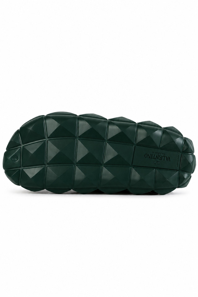 Valentino Garavani One Stud Rubber Mule Clogs in Multi-Color Options