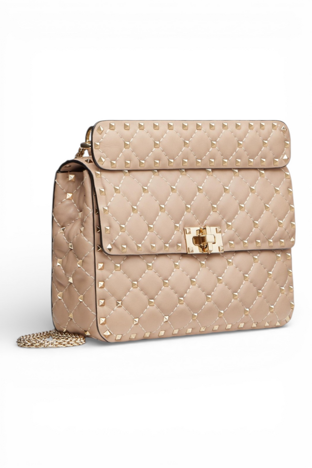 Valentino Garavani Rockstud Spike Quilted Chain Bag