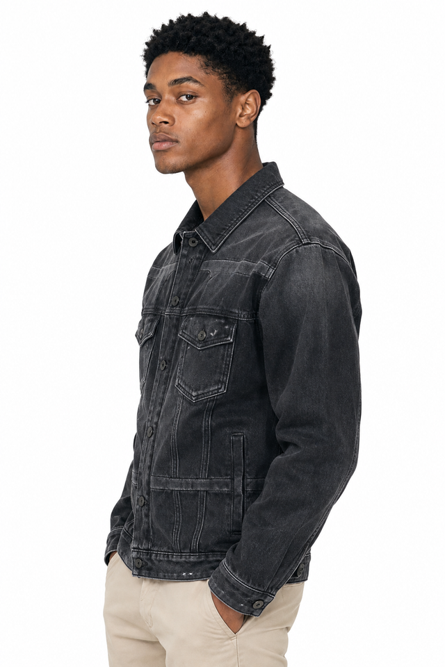 Valentino V-Logo Shadow Denim Jacket