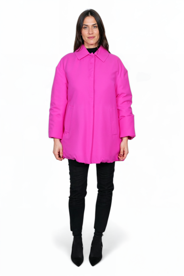 Valentino Vibrant Pink Oversized Coat