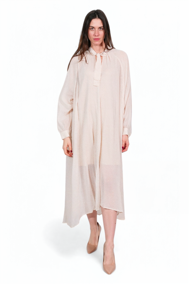 Fabiana Filippi Sheer Oversized Shirt Dress