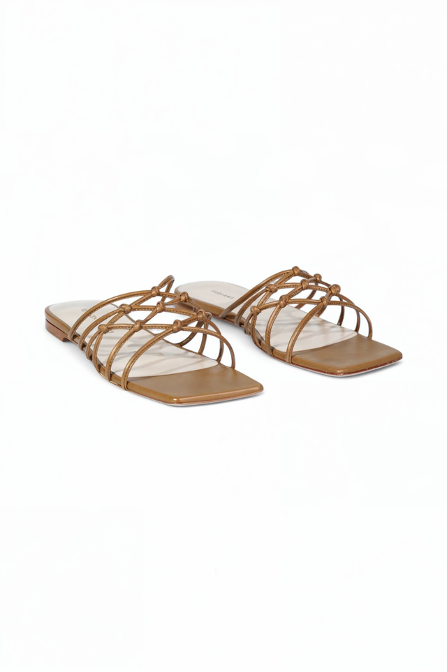 Fabiana Filippi Leather Strappy Flat Sandals
