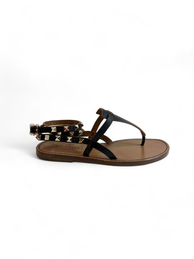 Valentino Garavani Rockstud Ankle-Strap Sandals