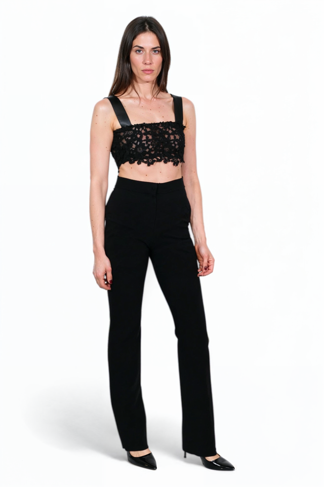Valentino Floral Lace Bralette Top