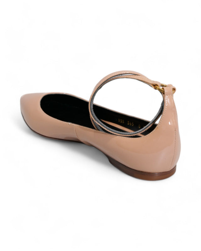 Valentino Garavani Rockstud Patent Leather Ballet Flats