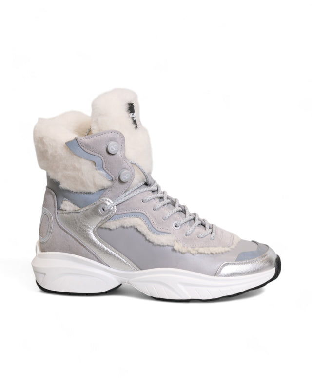 Valentino Garavani Climbers Shearling-Lined Sneakers