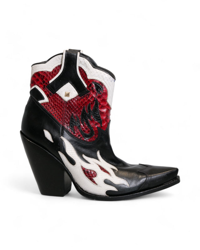 Valentino Garavani Flame Ankle Boots