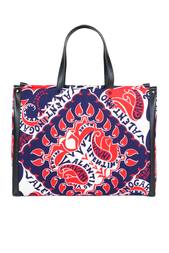 Valentino Garavani Printed Canvas Tote