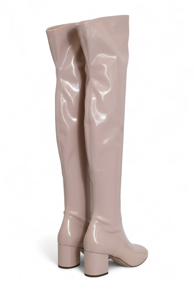 Valentino Garavani Women's Patent Leather Over-the-Knee Boots