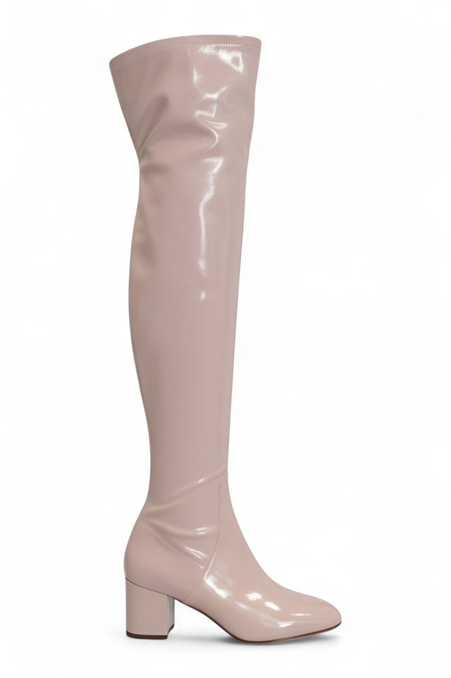 Valentino Garavani Women's Patent Leather Over-the-Knee Boots