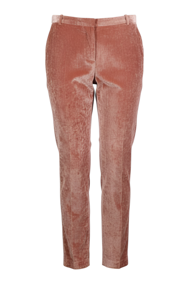 Fabiana Filippi Velvet Cigarette Pants — Rosewood