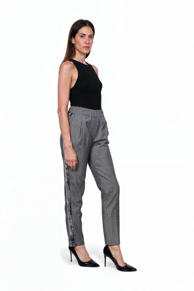 Fabiana Filippi Tailored Glen Plaid Trousers