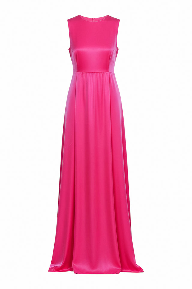 Valentino Fuchsia Sleeveless Gown