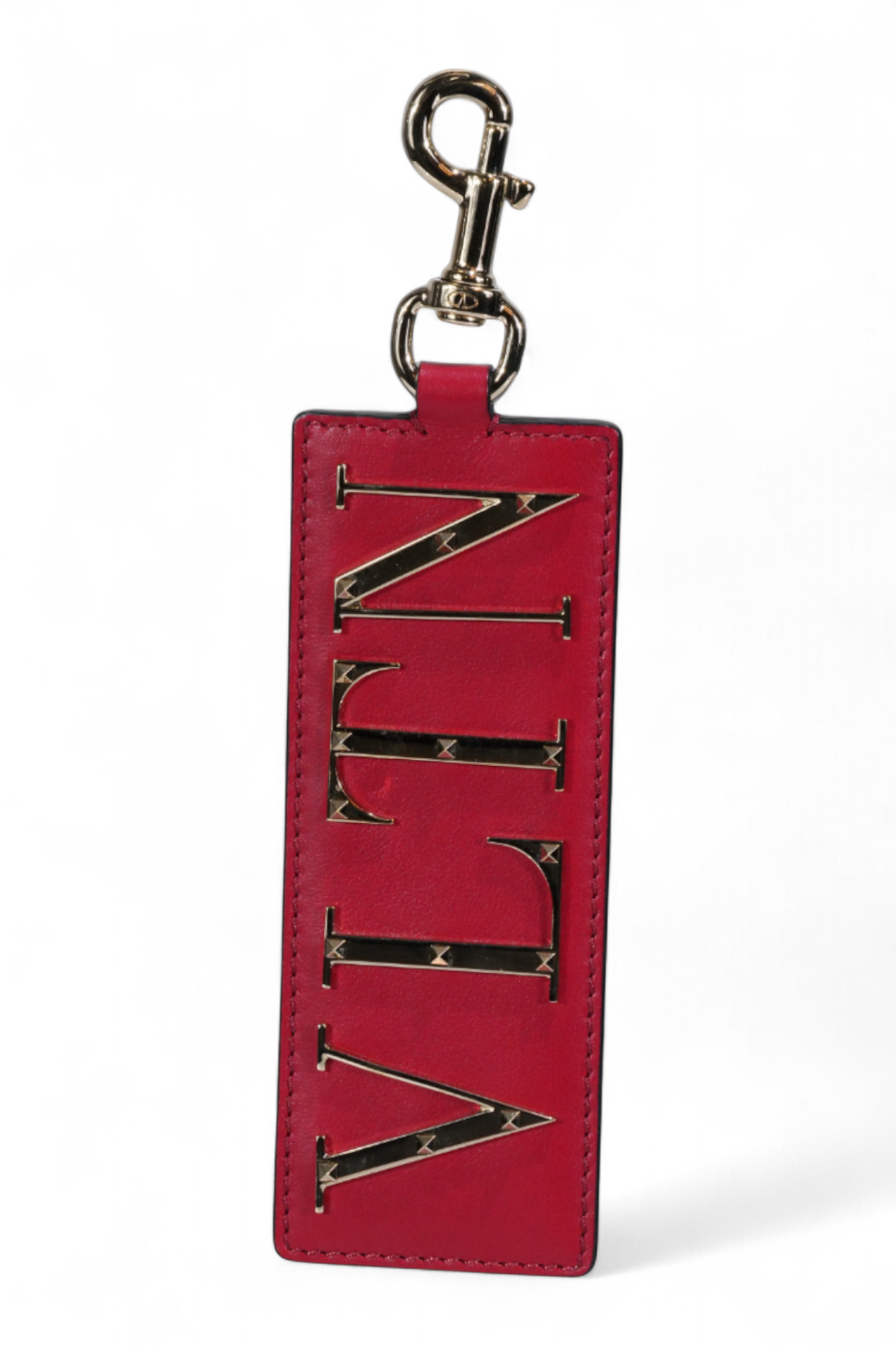 Valentino Garavani VLTN Leather Keychain — Red – MSA Haute Couture