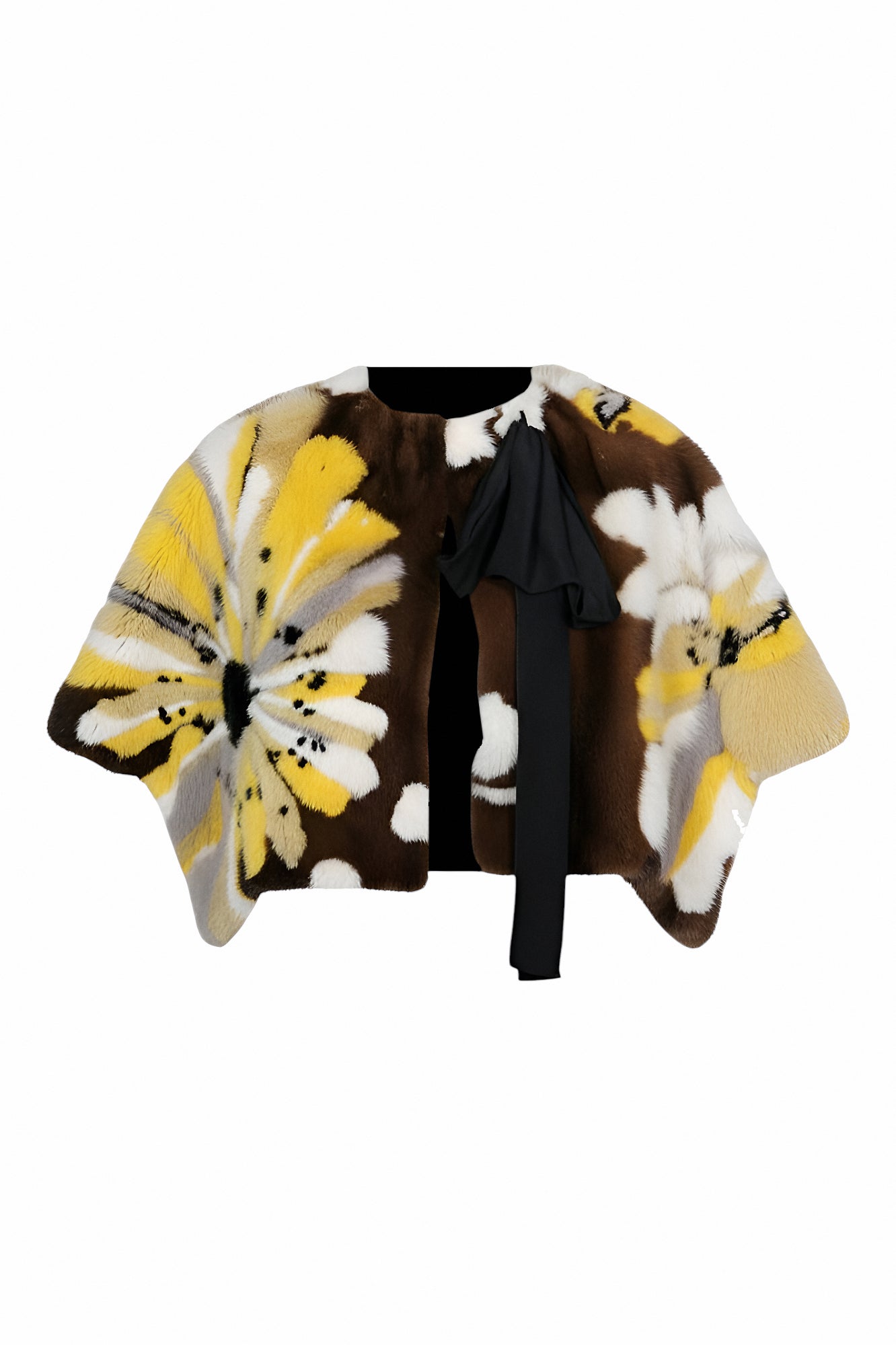 Valentino Floral Mink Fur Cape – MSA Haute Couture