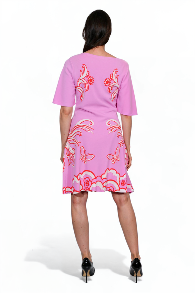 Valentino Lovebirds Print Shift Dress