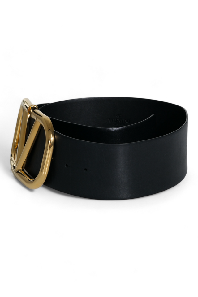 Valentino Garavani Bold V-Logo Leather Belt