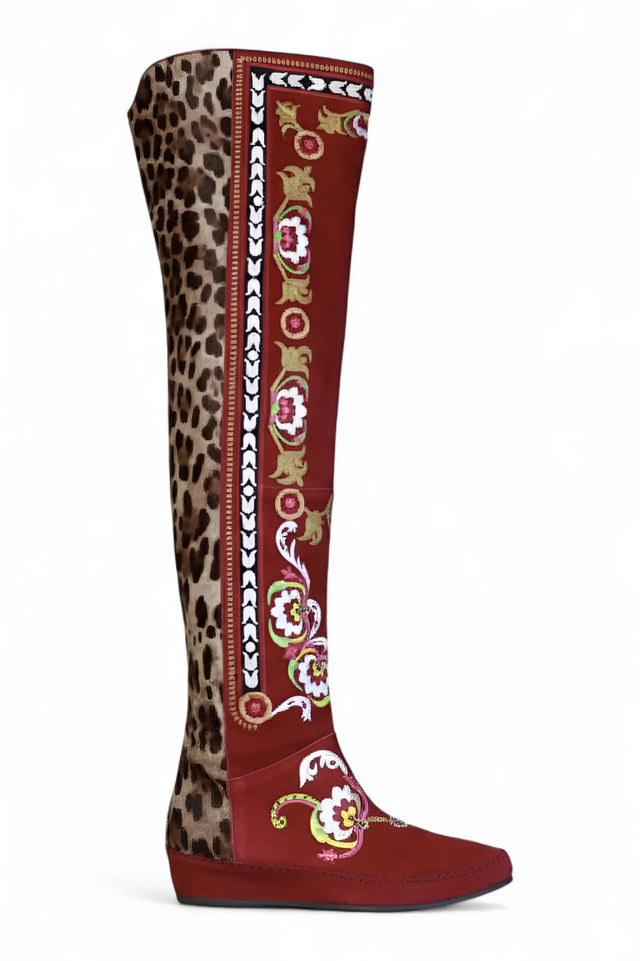 ETRO Embellished Over-the-Knee Boots