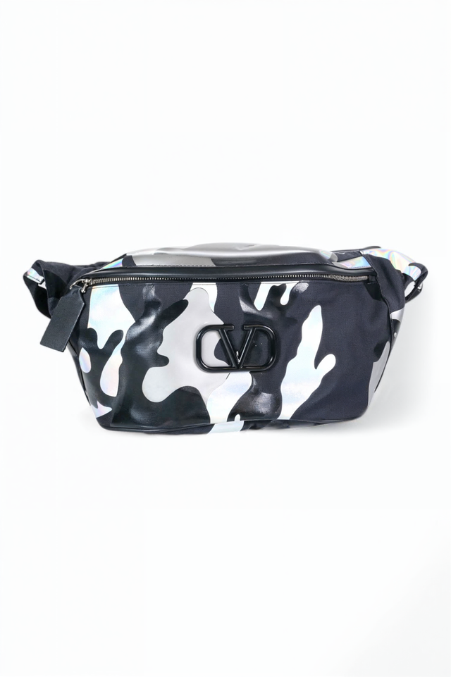 Valentino Garavani VLogo Camouflage Belt Bag