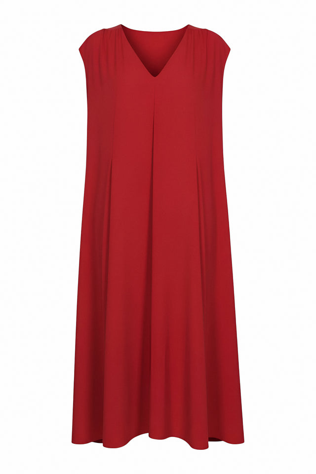 Valentino Garavani Draped Belted Midi Dress