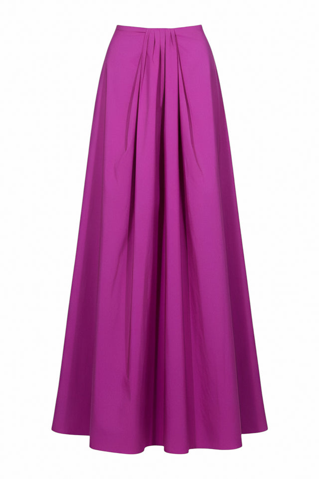 Valentino Fuchsia High-Waisted Maxi Skirt