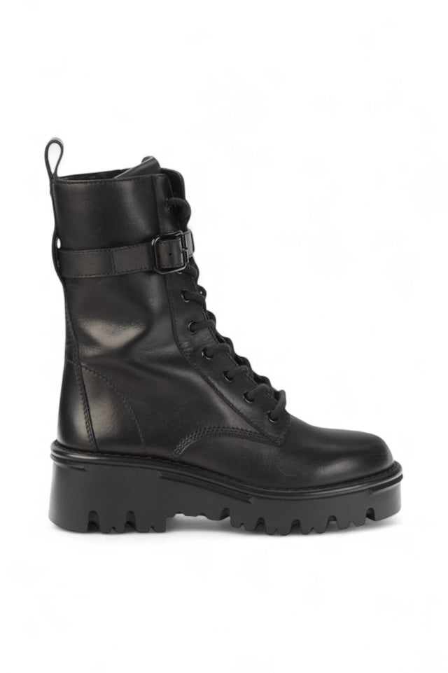 Valentino Garavani Leather Combat Boots