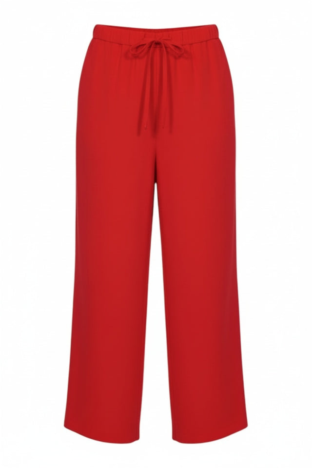 Valentino Fuchsia Wide-Leg Drawstring Pants