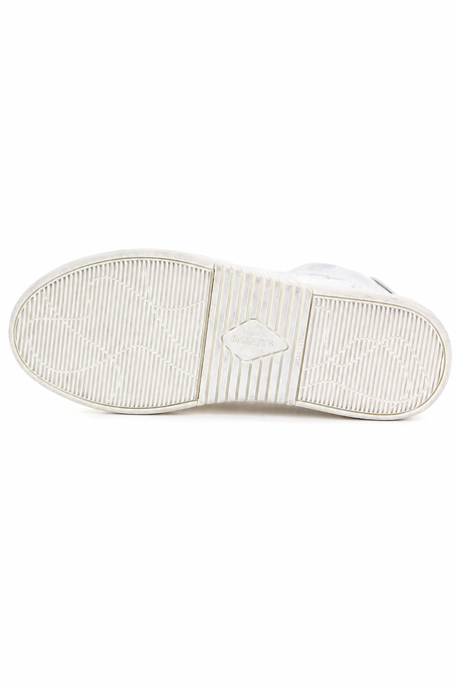 Valentino Garavani One Stud XL High-Top Sneakers in Triple White