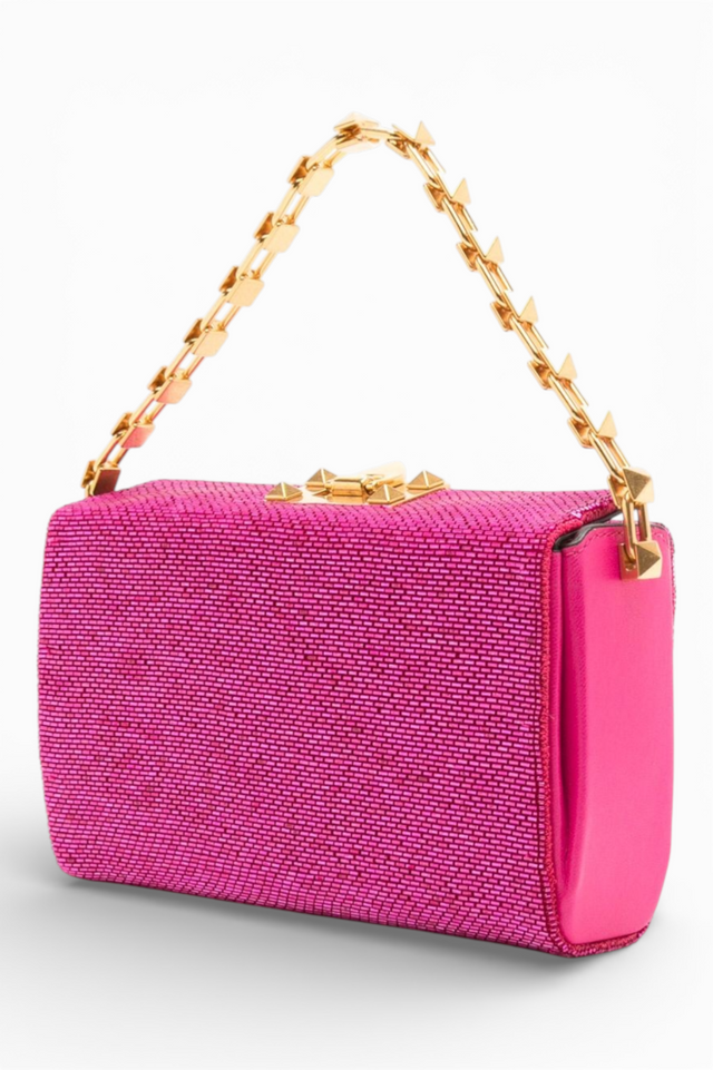 Valentino Garavani Rockstud Chain Top-Handle Bag