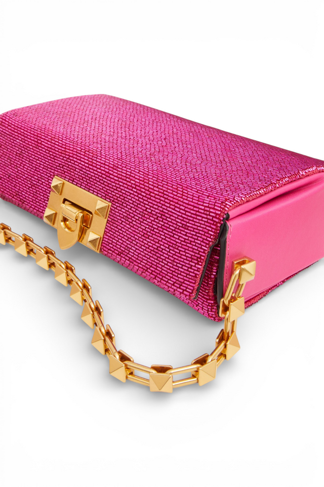 Valentino Garavani Rockstud Chain Top-Handle Bag