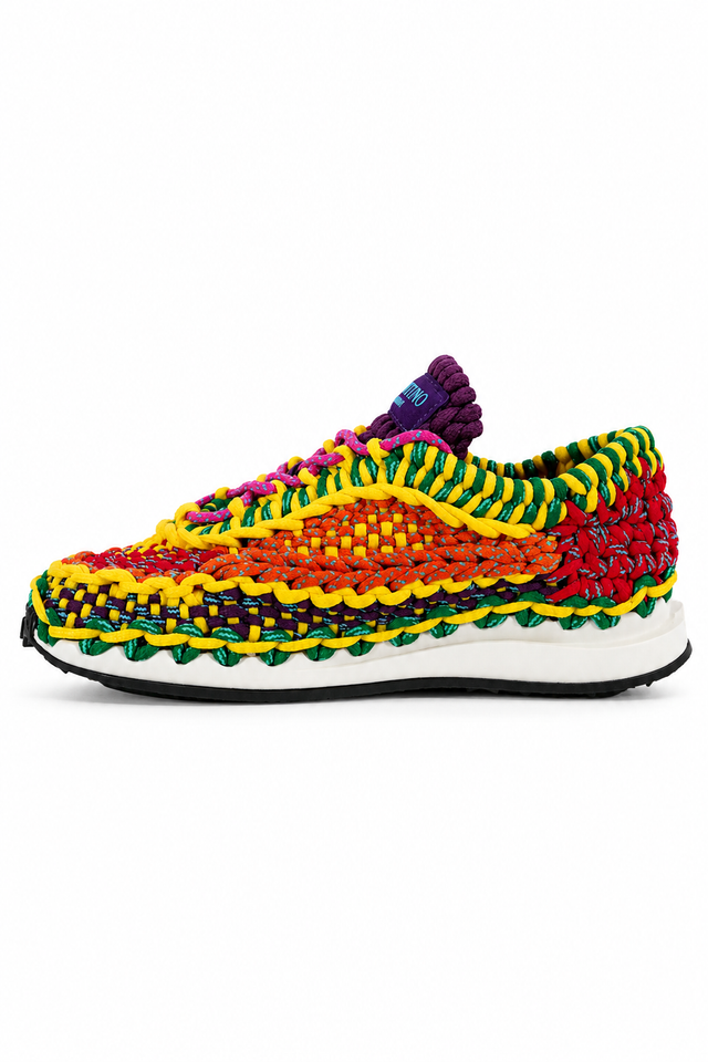 Valentino Garavani Crochet Runner Sneakers – Multicolor Styles