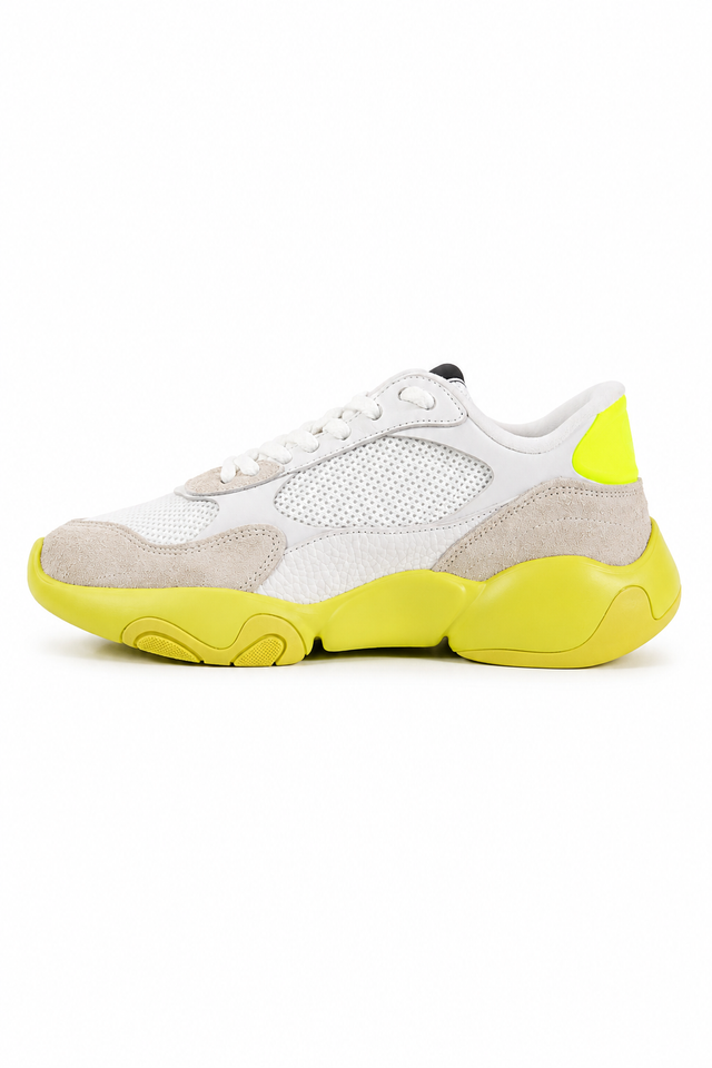Valentino Garavani Bounce Mesh Sneakers – Neutral & Neon Sole Styles