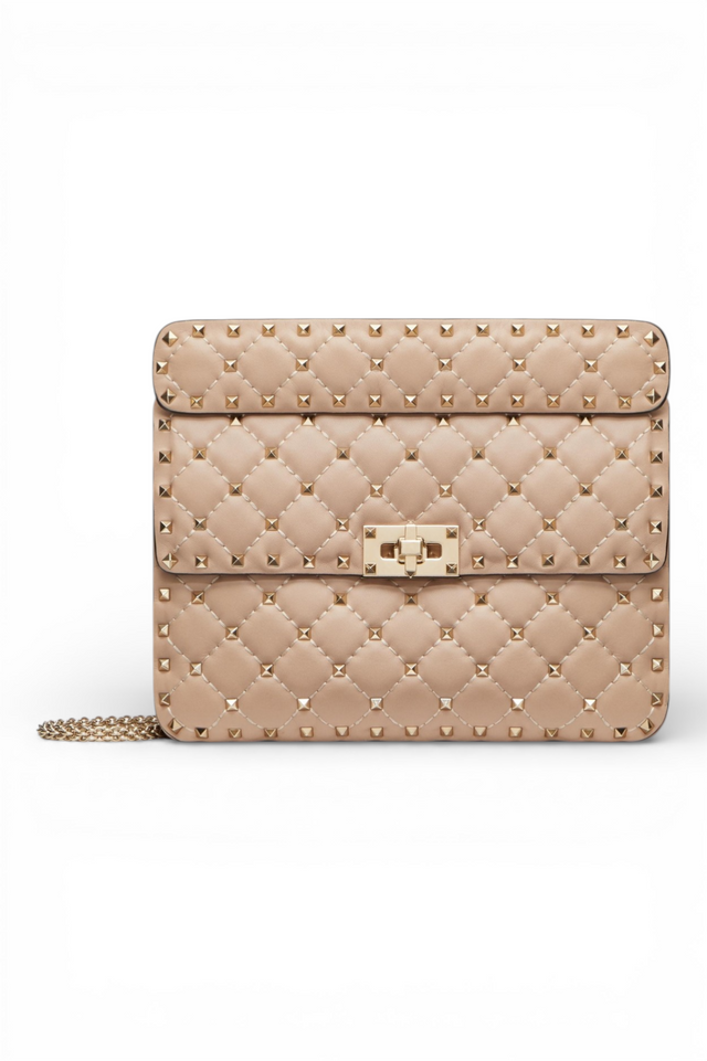 Valentino Garavani Rockstud Spike Quilted Chain Bag