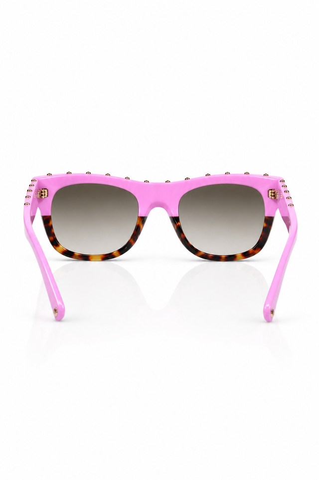 Valentino Garavani – Zeitlose, eckige Sonnenbrille in Schildpattoptik 