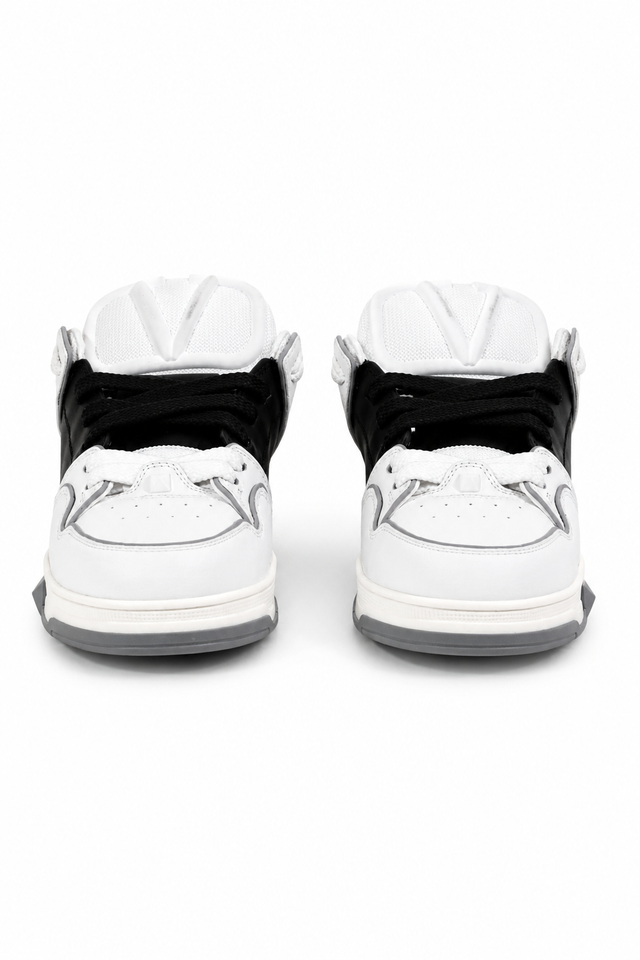 Valentino Garavani Panel Low-Top Sneakers – Burgundy, Black & Blue