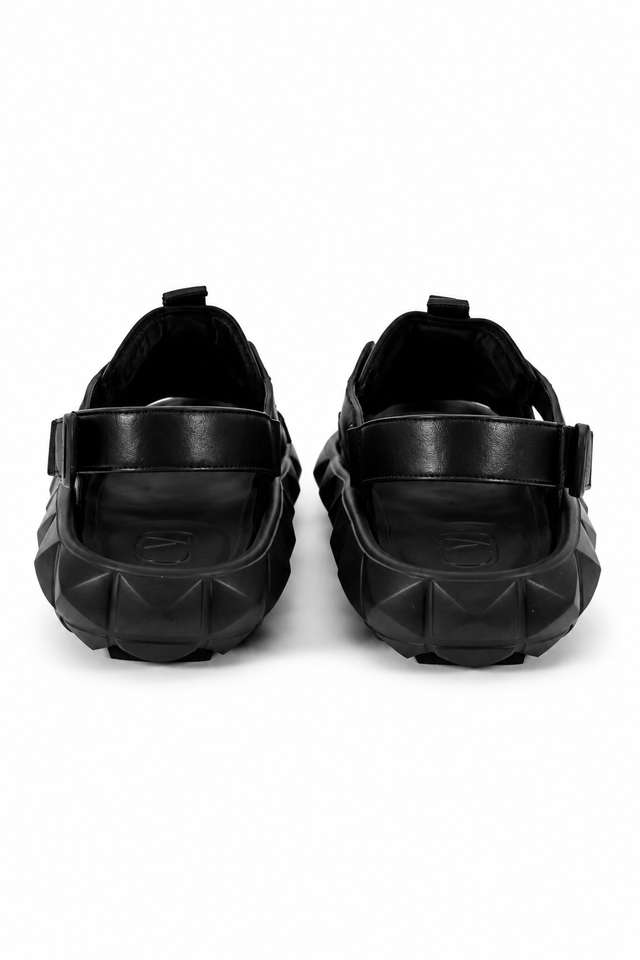 Valentino Garavani Roman Stud Cage Sandals – Black