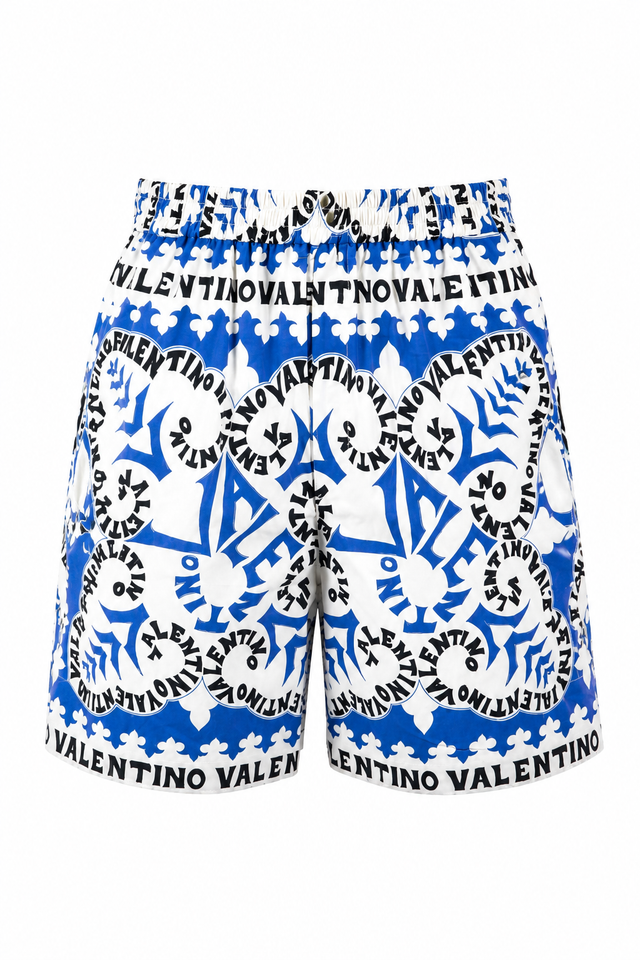 Valentino Graphic Logo Swim Shorts