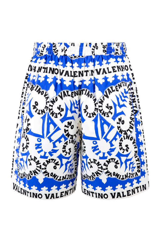 Valentino Graphic Logo Swim Shorts