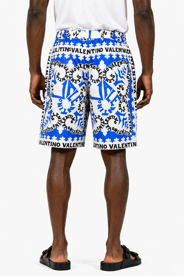 Valentino Graphic Logo Swim Shorts