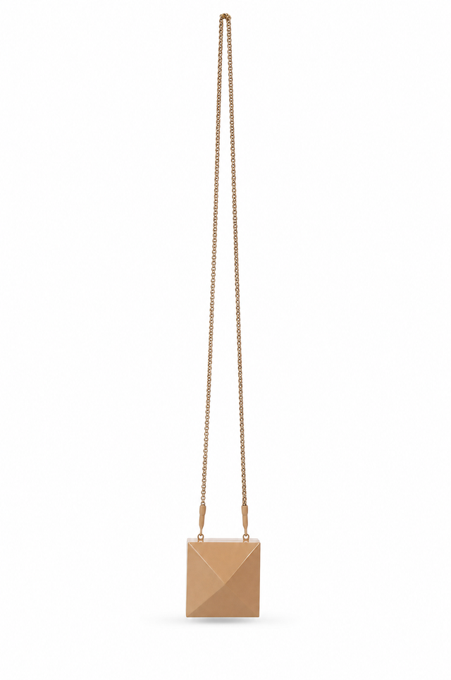 Valentino Garavani One Stud Plexiglass Shoulder Bag