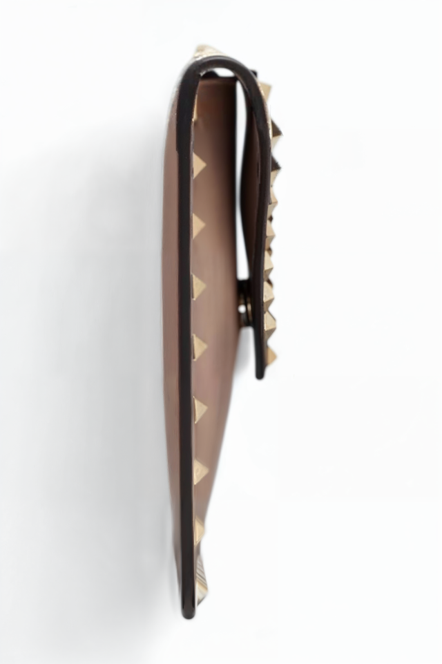 Valentino Garavani Rockstud Leather Envelope Clutch