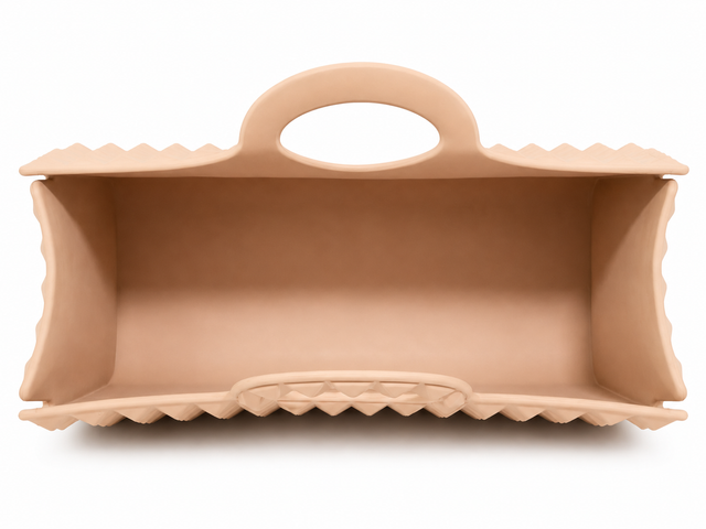 Valentino Garavani Roman Stud Rubber Tote Bag – Blush