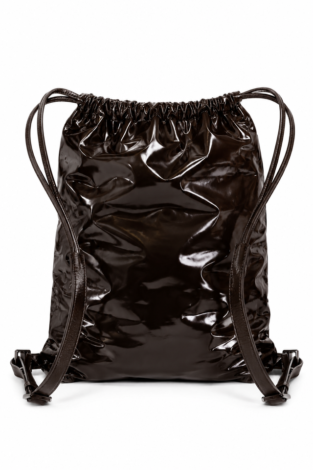 Valentino Garavani VLTN Drawstring Backpack – Black or Dark Brown