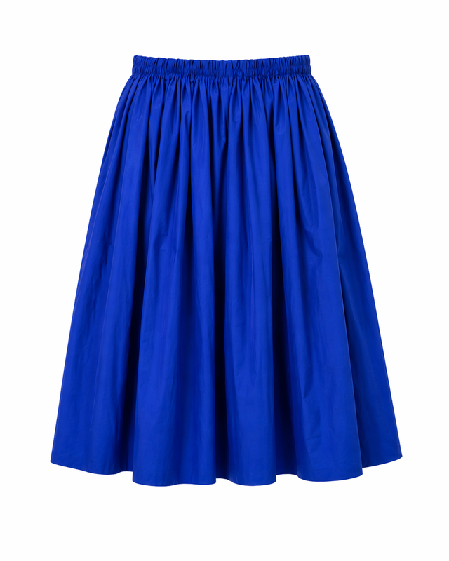 Red Valentino Gathered Midi Skirt
